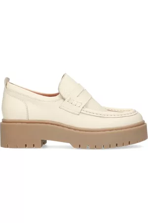 Sacha Dames Loafers - Chunky off white leren loafers