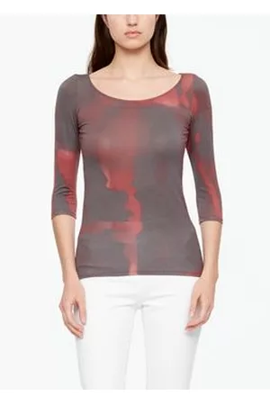 Sarah Pacini Dames Lange mouw - CAMOUFLAGE TOP - 3/4 MOUW
