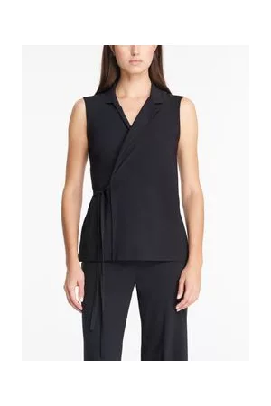 Sarah Pacini Dames Overhemden - Mouwloos shirt - strikband