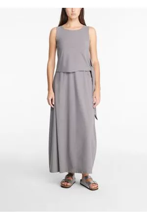 Sarah Pacini Dames Lange jurken - Maxijurk met overslag - techno textiel