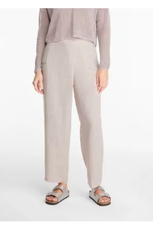 Sarah Pacini Dames Plisse Broeken - Linnen broek - met plooien