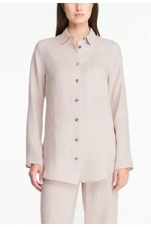 Sarah Pacini Dames T-shirts - Tijdloze linnen t-shirt