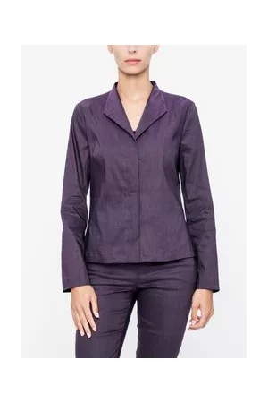 Sarah Pacini Dames Korte Blazers - KORTE LINNEN BLAZER