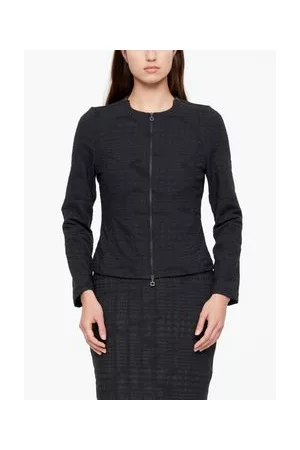 Sarah Pacini Dames Korte Blazers - KORTE SEERSUCKER BLAZER