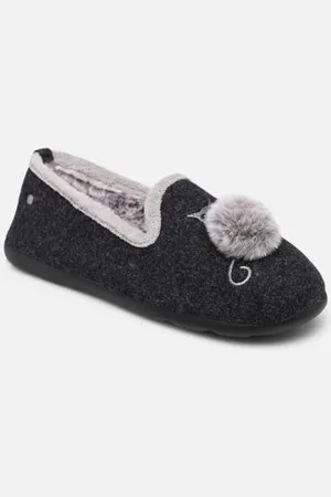 Isotoner Slipper Ergonomique EveryWear feutrine – chat fantaisie by