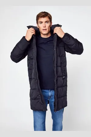 Casual Friday Ohlsen 0038 long puffer jacket with hood by