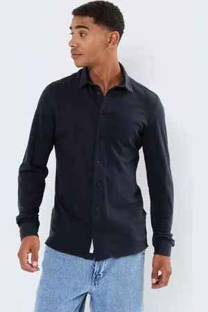 Casual Friday CFArthur LS BU jersey piquet shirt by