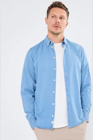Casual Friday CFAnton BD LS denim chambray shirt Noos by