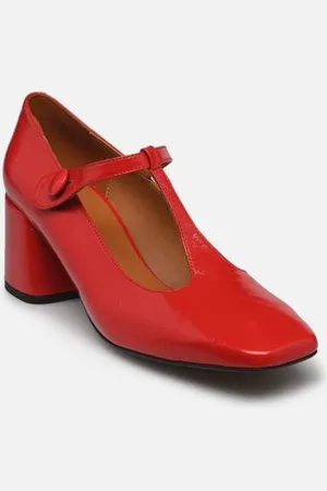Georgia Rose Argila - Cuir Vernis plissé by