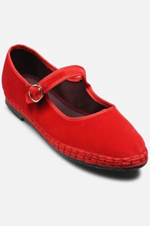 Flabelus Mary Jane Velvet by