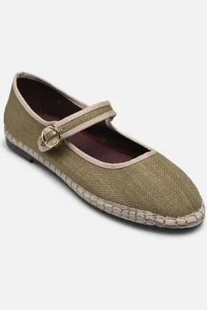 Flabelus Mary Jane Linen by