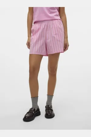 VERO MODA VMCHARLOTTE MW STRIPE SHORTS WVN GA by