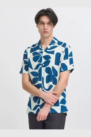 Casual Friday CFWESTON SS RC printet linen shirt by