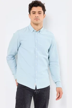Casual Friday CFHAMILTON LS BD linen mix shirt by