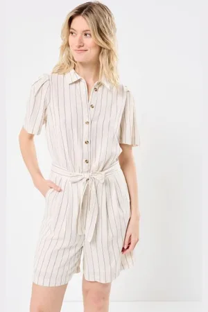 Pieces® PCTABITHA SS WVN PLAYSUIT FC by
