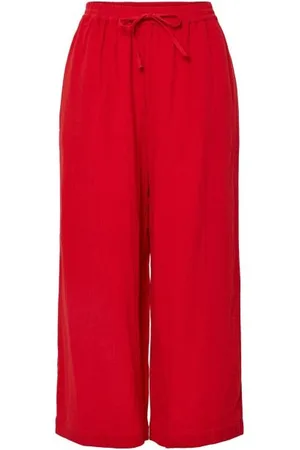 Pieces® PCSASTINA HW CULOTTE PANTS WVN BC by