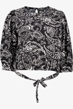 TwoDay Dames blouse met paisley print wit