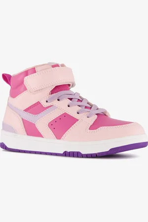 Blue Box Hoge meisjes sneakers paars