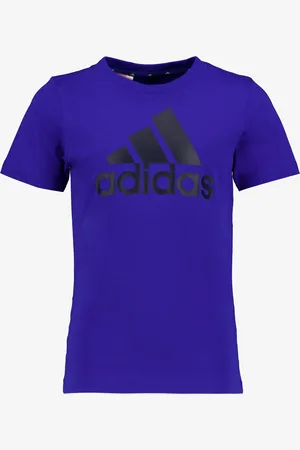 adidas U BL kinder sport T-shirt donkerblauw