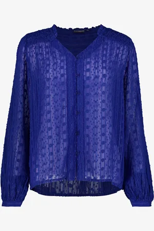 TwoDay Semi-transparante dames blouse