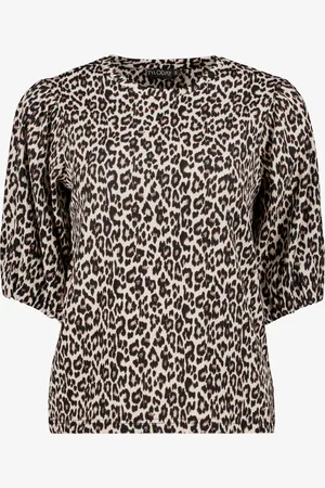 TwoDay Dames top met panterprint