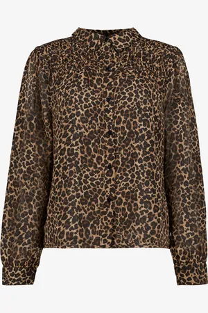 TwoDay Dames blouse met luipaardprint