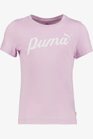 PUMA ESS Blossom meisjes T-shirt lichtroze