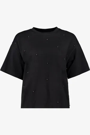 TwoDay Oversized dames T-shirt met parels