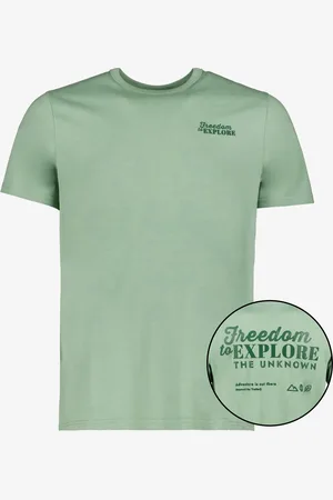 UNSIGNED Heren T-shirt met backprint