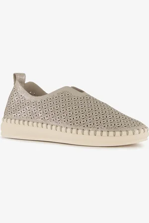 Hush Puppies Daisy dames instappers zilverkleurig
