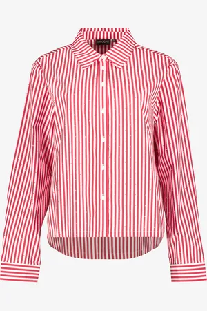 TwoDay Gestreepte dames blouse wit