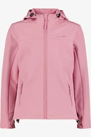 Mountain peak Meisjes softshell jas lichtroze