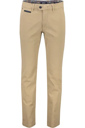 Atelier Gardeur Katoenen broek effen normale fit