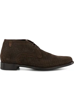 Floris van Bommel Nette schoenen veters structuur suede