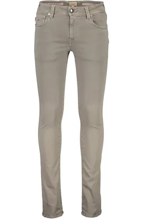 sartoria tramarossa Spijkerbroek 5-p zand Leonardo Slim