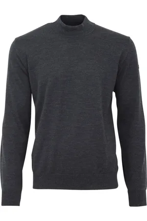 Maerz Trui turtle neck antraciet merinowol