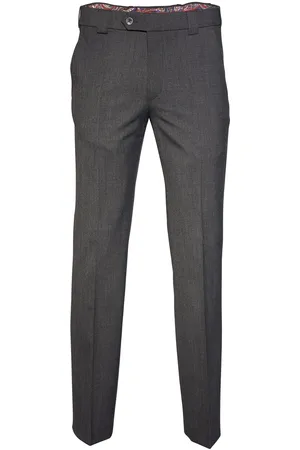 Meyer Roma pantalon donkergrijs wol stretch