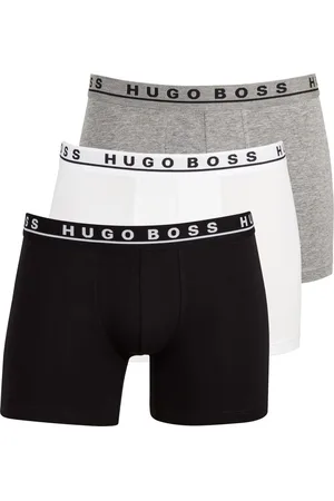 HUGO BOSS Boxershorts /grijs/wit 3-pack