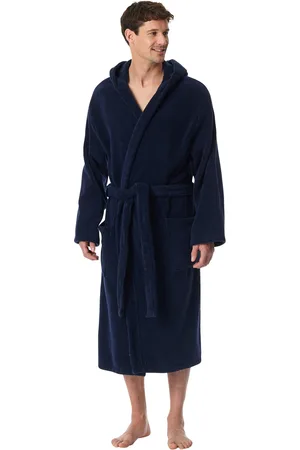 Schiesser Essentials badjas met capuchon