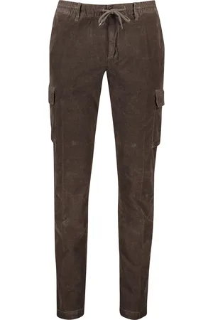 Alberto Pantalon cargo effen katoen John ribstof