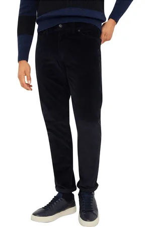 Brax Broek 5-pocket ribstof effen