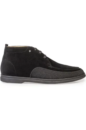 Floris van Bommel Sneakers effen leer suede