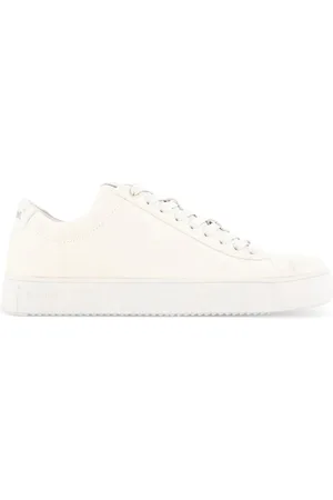 Blackstone Lichtgrijs sneakers leer