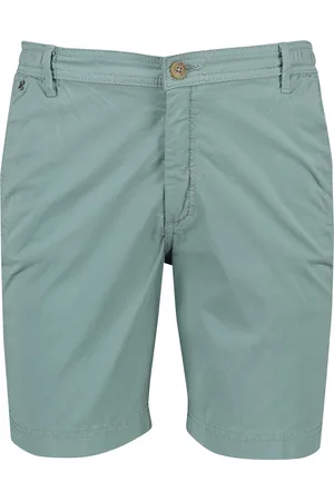 Atelier Gardeur Korte broek effen katoen Jean Slim Fit