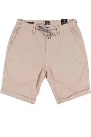 New Zealand Korte broek lichtbruin effen katoen