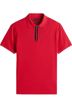 Tommy Hilfiger Polo met rits effen
