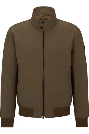 HUGO BOSS Boss Black Cordovan tussenjas bomber effen