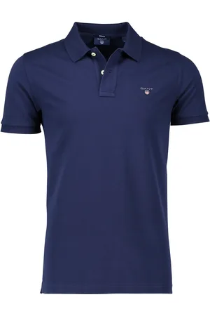 GANT Polo wijde fit effen katoen