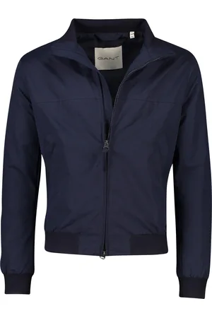 GANT Zomerjas effen rits normale fit