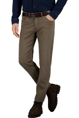 Atelier Gardeur Broek Tucker normale fit katoen